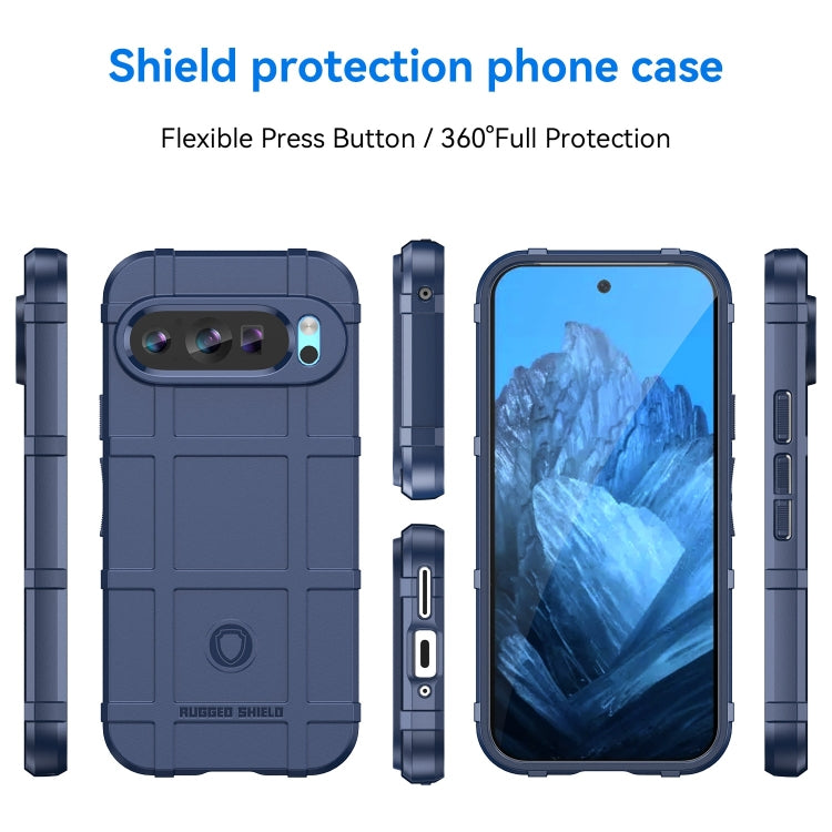 For Google Pixel 9 Full Coverage Shockproof TPU Phone Case(Blue) - Google Cases by PMC Jewellery | Online Shopping South Africa | PMC Jewellery | Buy Now Pay Later Mobicred