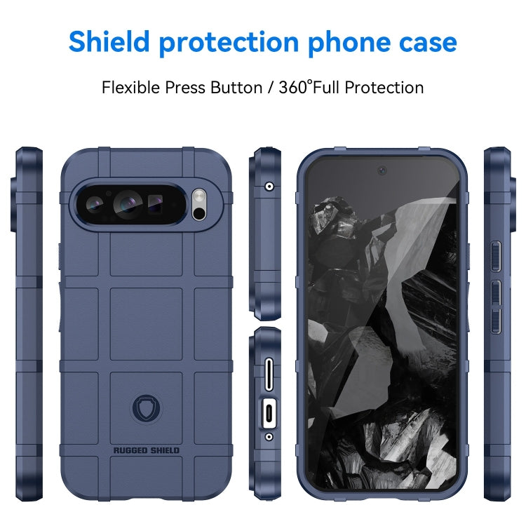 For Google Pixel 9 Pro Full Coverage Shockproof TPU Phone Case(Blue) - Google Cases by PMC Jewellery | Online Shopping South Africa | PMC Jewellery | Buy Now Pay Later Mobicred