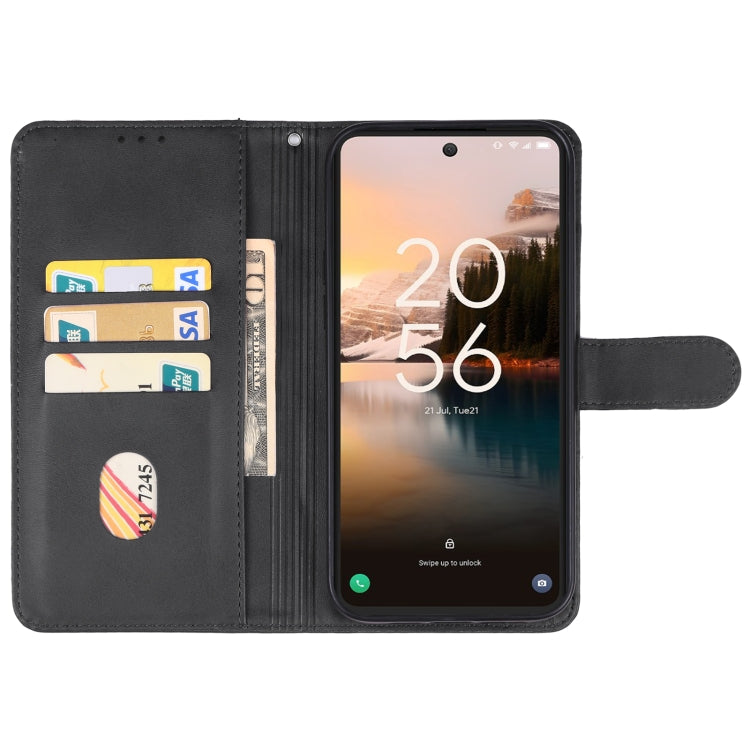 For TCL 40 NXTpaper 4G Leather Phone Case(Black) - More Brand by PMC Jewellery | Online Shopping South Africa | PMC Jewellery | Buy Now Pay Later Mobicred