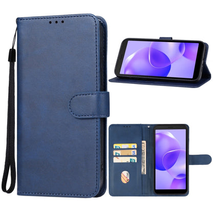 For TCL 502 Leather Phone Case(Blue) - More Brand by PMC Jewellery | Online Shopping South Africa | PMC Jewellery | Buy Now Pay Later Mobicred