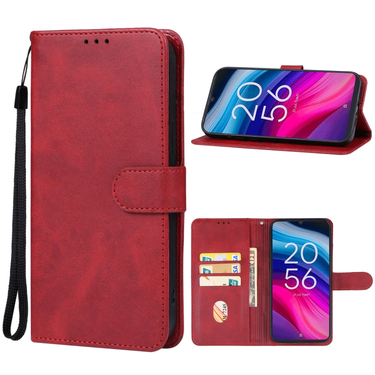 For TCL 505 Leather Phone Case(Red) - More Brand by PMC Jewellery | Online Shopping South Africa | PMC Jewellery | Buy Now Pay Later Mobicred