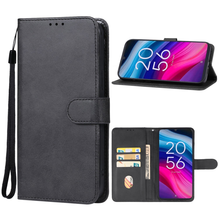 For TCL 505 Leather Phone Case(Black) - More Brand by PMC Jewellery | Online Shopping South Africa | PMC Jewellery | Buy Now Pay Later Mobicred