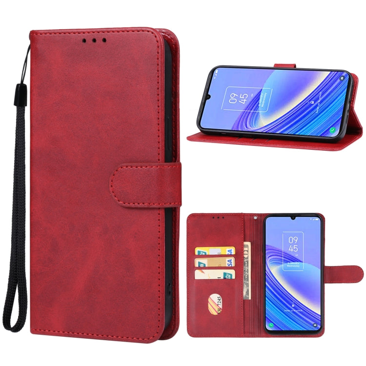 For TCL 50 SE Leather Phone Case(Red) - More Brand by PMC Jewellery | Online Shopping South Africa | PMC Jewellery | Buy Now Pay Later Mobicred