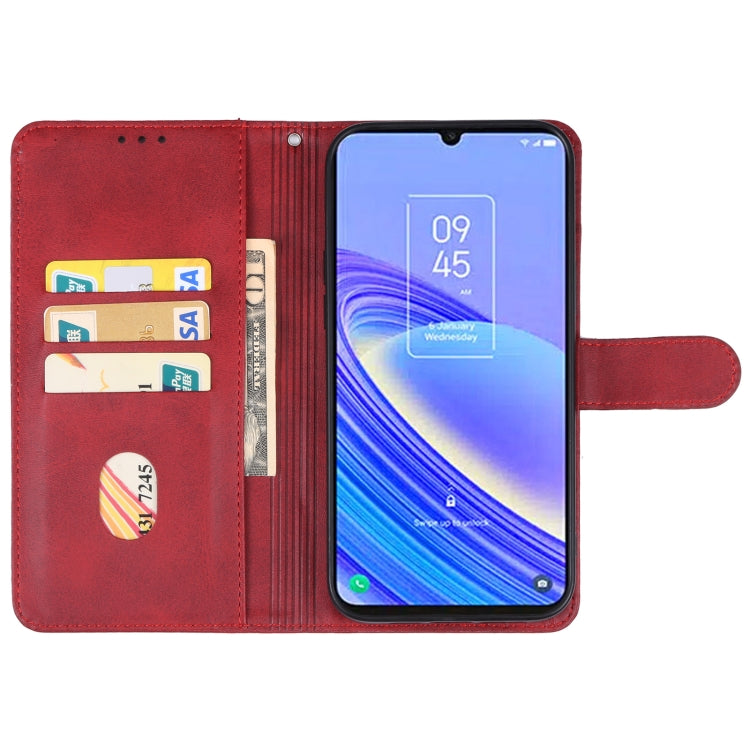 For TCL 50 SE Leather Phone Case(Red) - More Brand by PMC Jewellery | Online Shopping South Africa | PMC Jewellery | Buy Now Pay Later Mobicred