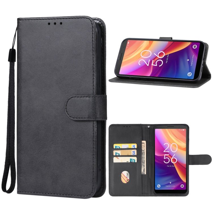 For TCL 501 Leather Phone Case(Black) - More Brand by PMC Jewellery | Online Shopping South Africa | PMC Jewellery | Buy Now Pay Later Mobicred