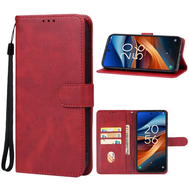 For TCL 50 XL 5G Leather Phone Case(Red) - More Brand by PMC Jewellery | Online Shopping South Africa | PMC Jewellery | Buy Now Pay Later Mobicred