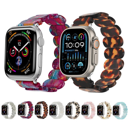 For Apple Watch SE 40mm Stretch Rope Resin Watch Band(Fluorescent Color) - Watch Bands by PMC Jewellery | Online Shopping South Africa | PMC Jewellery