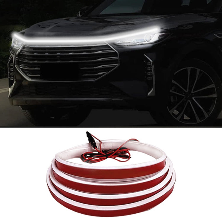 Car Startup Scan Through Hood LED Daytime Running Atmosphere Light, Length:1.2m(White Light) - Running Lights by PMC TechLife | Online Shopping South Africa | PMC TechLife | Buy Now Pay Later Mobicred
