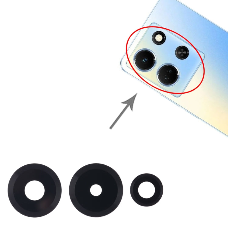 For Infinix Note 30 Back Camera Lens - Camera Parts by PMc TechLife | Online Shopping South Africa | PMc TechLife | Buy Now Pay Later Mobicred
