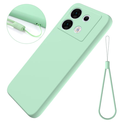 For Infinix Zero 30 5G Solid Color Liquid Silicone Dropproof Full Coverage Protective Case(Green) - Infinix Cases by PMC Jewellery | Online Shopping South Africa | PMC Jewellery