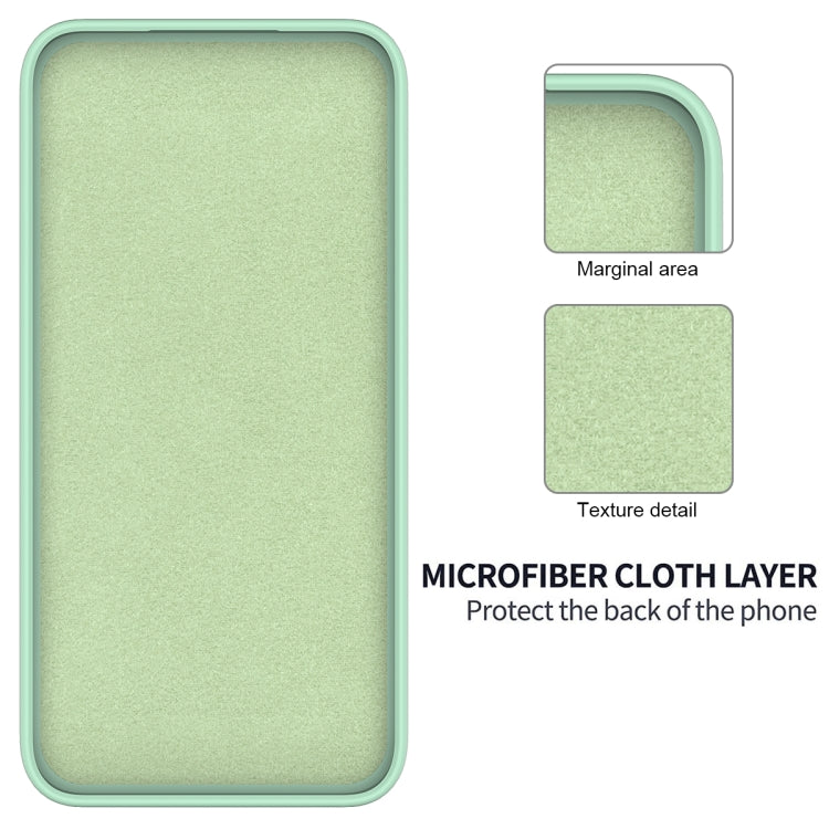 For Infinix GT 10 Pro Solid Color Liquid Silicone Dropproof Full Coverage Protective Case(Green) - Infinix Cases by PMC Jewellery | Online Shopping South Africa | PMC Jewellery | Buy Now Pay Later Mobicred