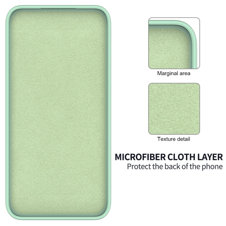 For Infinix Hot 40i Solid Color Liquid Silicone Dropproof Full Coverage Protective Case(Green) - Infinix Cases by PMC Jewellery | Online Shopping South Africa | PMC Jewellery | Buy Now Pay Later Mobicred