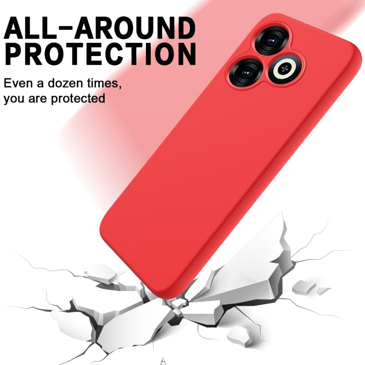 For Infinix Smart 8 Solid Color Liquid Silicone Dropproof Full Coverage Protective Case(Red) - Infinix Cases by PMC Jewellery | Online Shopping South Africa | PMC Jewellery | Buy Now Pay Later Mobicred