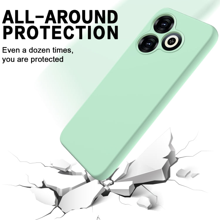 For Infinix Smart 8 Solid Color Liquid Silicone Dropproof Full Coverage Protective Case(Green) - Infinix Cases by PMC Jewellery | Online Shopping South Africa | PMC Jewellery | Buy Now Pay Later Mobicred