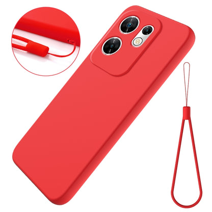 For Infinix Zero 30 4G Solid Color Liquid Silicone Dropproof Full Coverage Protective Case(Red) - Infinix Cases by PMC Jewellery | Online Shopping South Africa | PMC Jewellery | Buy Now Pay Later Mobicred