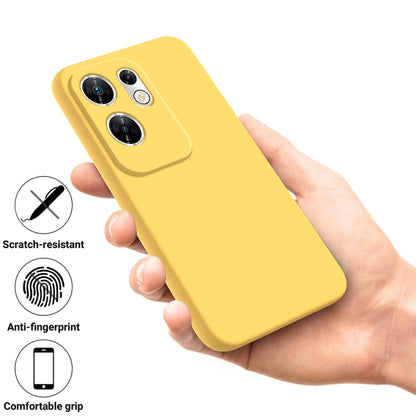 For Infinix Zero 30 4G Solid Color Liquid Silicone Dropproof Full Coverage Protective Case(Yellow) - Infinix Cases by PMC Jewellery | Online Shopping South Africa | PMC Jewellery | Buy Now Pay Later Mobicred