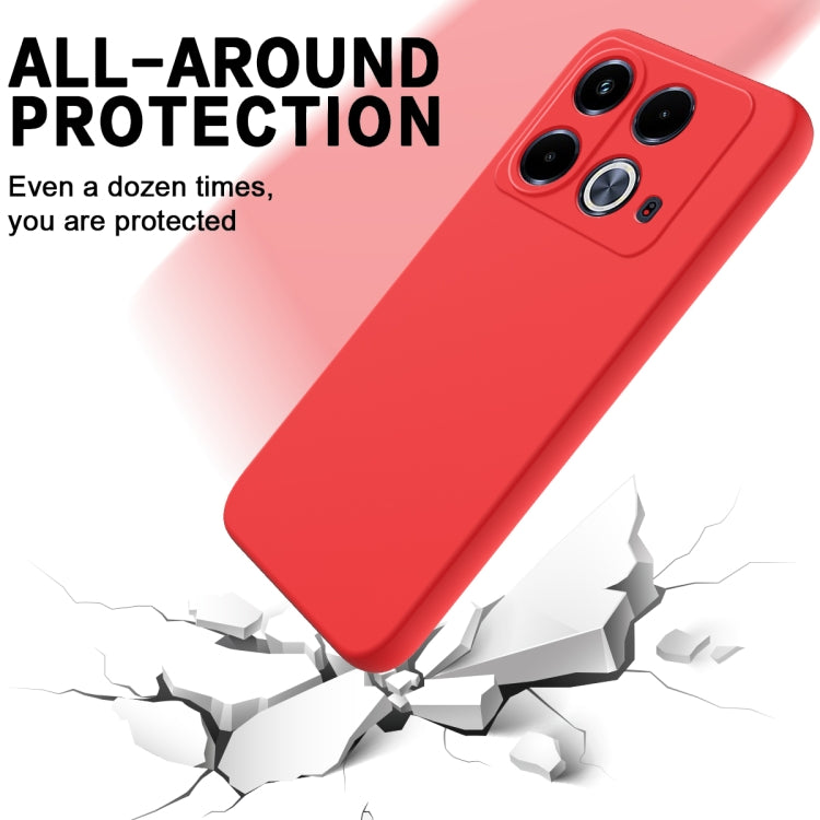 For Infinix Note 40 4G Solid Color Liquid Silicone Dropproof Full Coverage Protective Case(Red) - Infinix Cases by PMC Jewellery | Online Shopping South Africa | PMC Jewellery | Buy Now Pay Later Mobicred