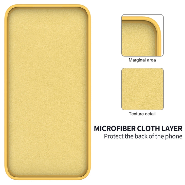 For Infinix Note 40 4G Solid Color Liquid Silicone Dropproof Full Coverage Protective Case(Yellow) - Infinix Cases by PMC TechLife | Online Shopping South Africa | PMC TechLife | Buy Now Pay Later Mobicred