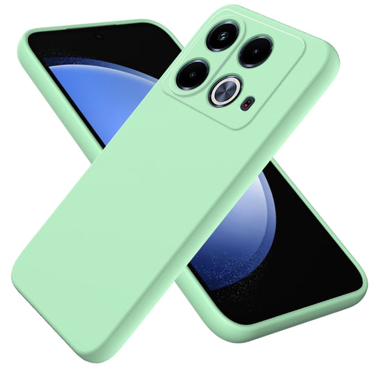 For Infinix Note 40 4G Solid Color Liquid Silicone Dropproof Full Coverage Protective Case(Green) - Infinix Cases by PMC Jewellery | Online Shopping South Africa | PMC Jewellery | Buy Now Pay Later Mobicred