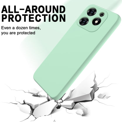 For Tecno Spark 20C/Go 2024 Solid Color Liquid Silicone Dropproof Full Coverage Protective Case(Green) - Tecno Cases by PMC Jewellery | Online Shopping South Africa | PMC Jewellery | Buy Now Pay Later Mobicred