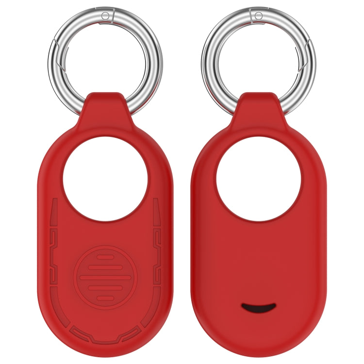 For Samsung Galaxy SmartTag 2 Location Tracker Portable Silicone Protective Case(Red) - SmartTag Accessories by PMC TechLife | Online Shopping South Africa | PMC TechLife
