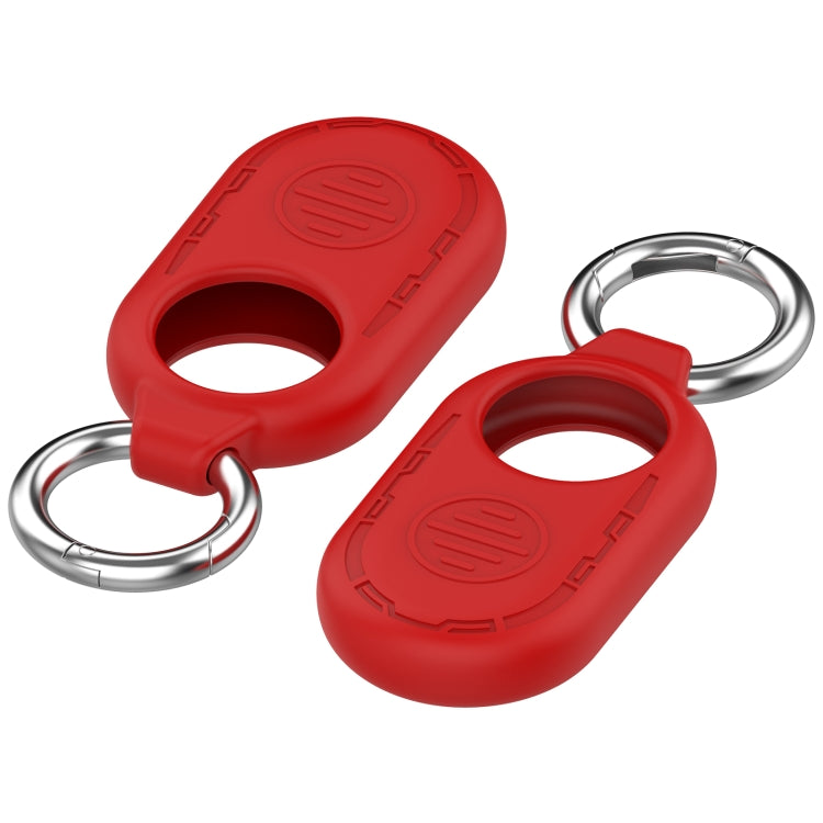 For Samsung Galaxy SmartTag 2 Location Tracker Portable Silicone Protective Case(Red) - SmartTag Accessories by PMC TechLife | Online Shopping South Africa | PMC TechLife