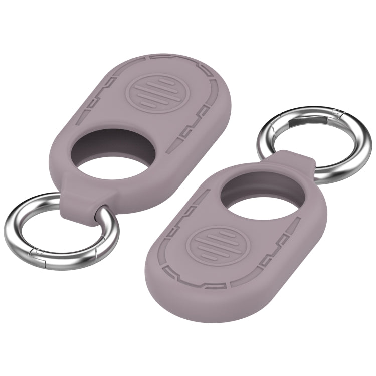 For Samsung Galaxy SmartTag 2 Location Tracker Portable Silicone Protective Case(Purple) - SmartTag Accessories by PMC TechLife | Online Shopping South Africa | PMC TechLife