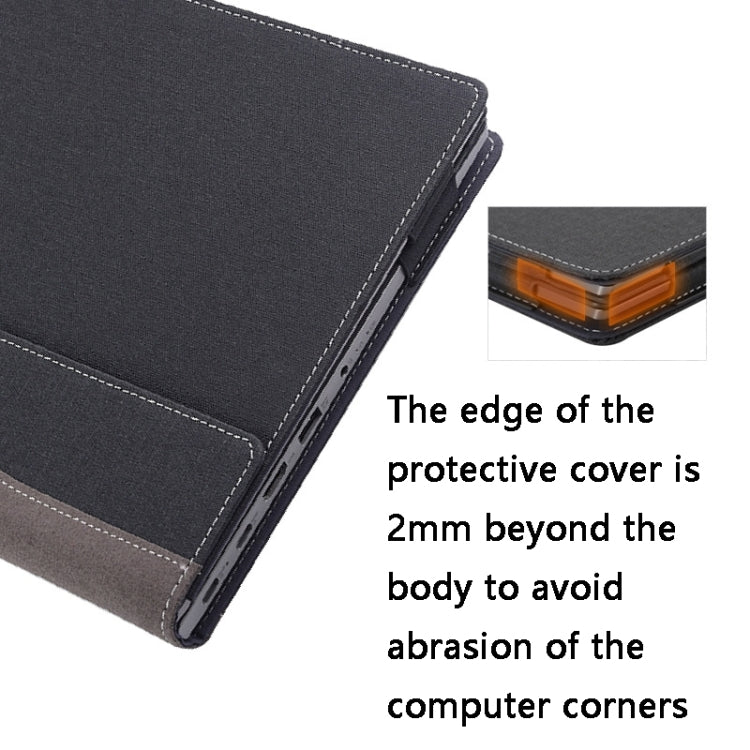 For Lenovo ThinkPad E15 Gen 3 Laptop Leather Anti-Fall Protective Case(Dark Blue) - 15.6 - 17 inch by PMC Jewellery | Online Shopping South Africa | PMC Jewellery | Buy Now Pay Later Mobicred