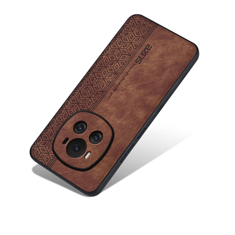 For Honor Magic6 AZNS 3D Embossed Skin Feel Phone Case(Brown) - Honor Cases by AZNS | Online Shopping South Africa | PMC Jewellery | Buy Now Pay Later Mobicred