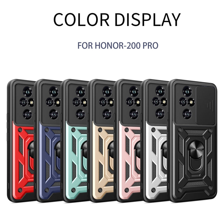 For Honor 200 Pro Sliding Camera Cover Design TPU+PC Phone Case(Green) - free shipping - PMC TechLife - Order now!