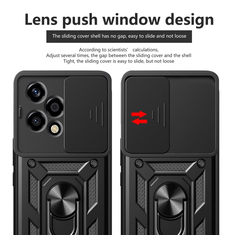 For Honor 200 Lite Global Sliding Camera Cover Design TPU+PC Phone Case(Silver) - free shipping - PMC TechLife - Order now!