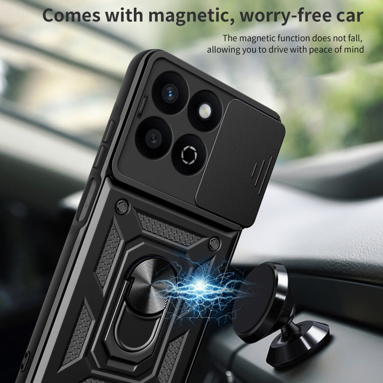 For Honor 200 Smart Sliding Camera Cover Design TPU+PC Phone Case(Blue) - free shipping - PMC TechLife - Order now!