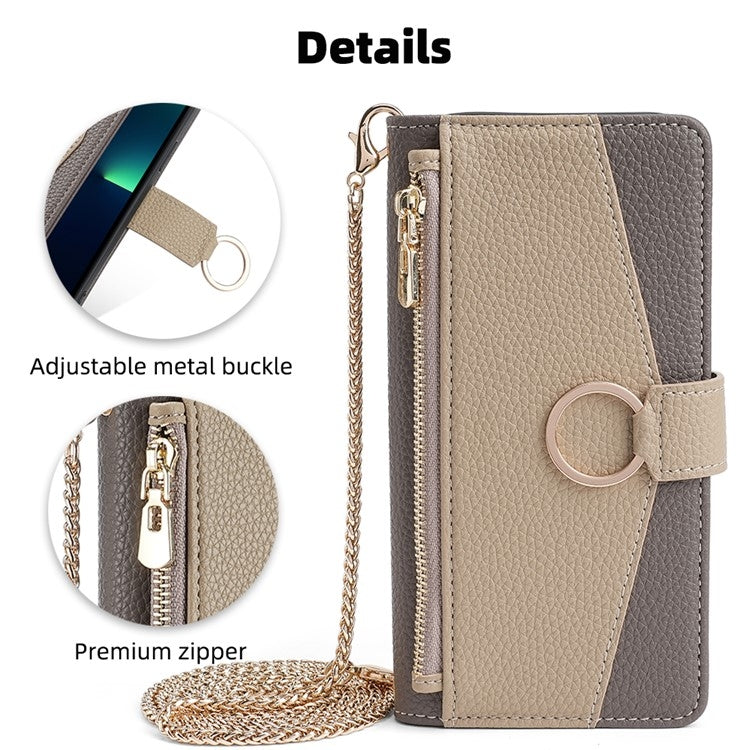For Huawei nova 10 Pro Crossbody Litchi Texture Leather Phone Case(Grey) - Huawei Cases by PMC TechLife | Online Shopping South Africa | PMC TechLife | Buy Now Pay Later Mobicred