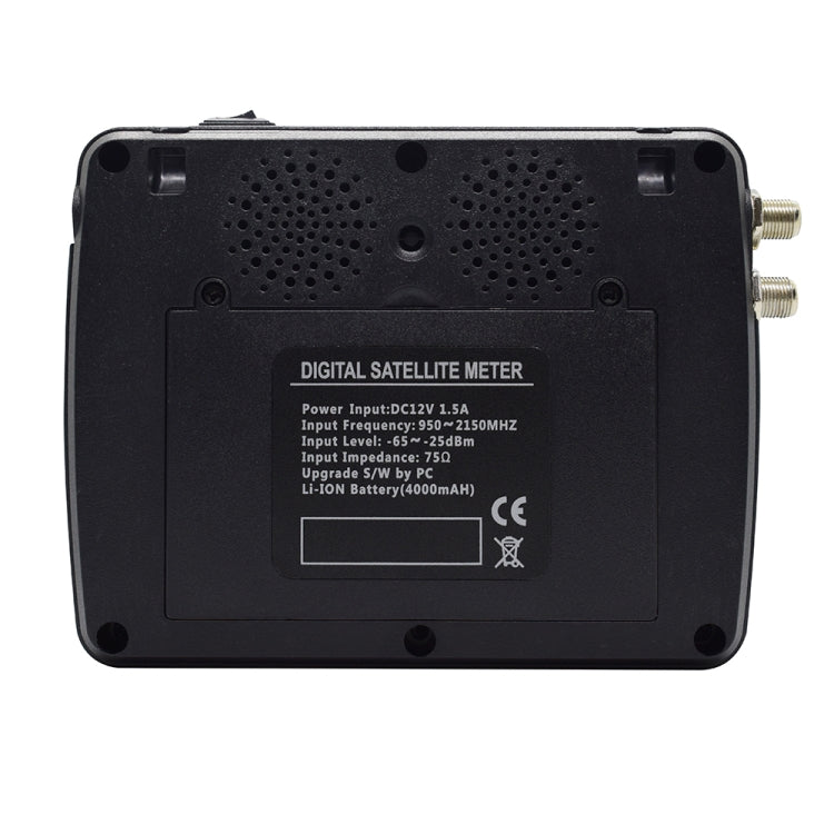 iBRAVEBOX V10 Finder Pro 4.3 inch Display Digital Satellite Meter Signal Finder, Support DVB-S/S2/S2X/T/T2/C, Plug Type:UK Plug(Black) - Satellite Finder by PMC Jewellery | Online Shopping South Africa | PMC Jewellery | Buy Now Pay Later Mobicred