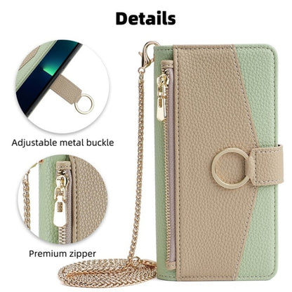 For Blackview A85 Crossbody Litchi Texture Leather Phone Case(Green) - More Brand by PMC Jewellery | Online Shopping South Africa | PMC Jewellery