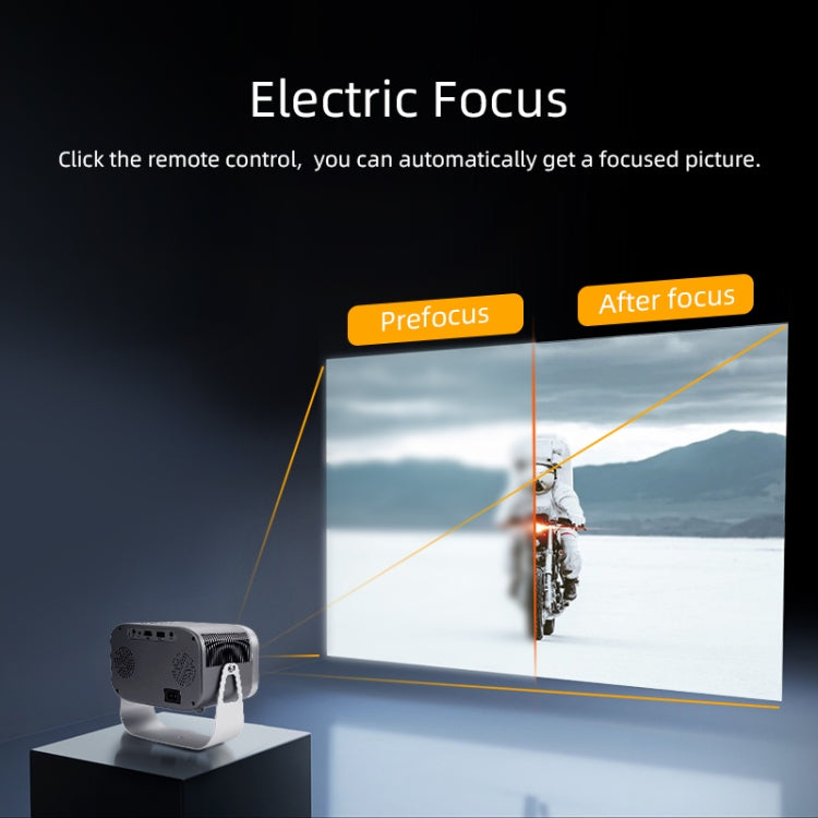 A003 150 Lumens 1280x720P 360 Degree Rotating LED Mini Android Projector, Specification:UK Plug - LED Projector by PMC TechLife | Online Shopping South Africa | PMC TechLife | Buy Now Pay Later Mobicred