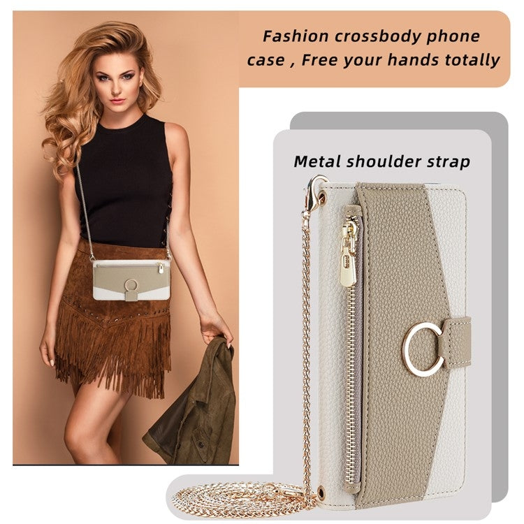 For Infinix Note 40 Pro 5G Crossbody Litchi Texture Leather Phone Case(White) - Infinix Cases by PMC TechLife | Online Shopping South Africa | PMC TechLife | Buy Now Pay Later Mobicred