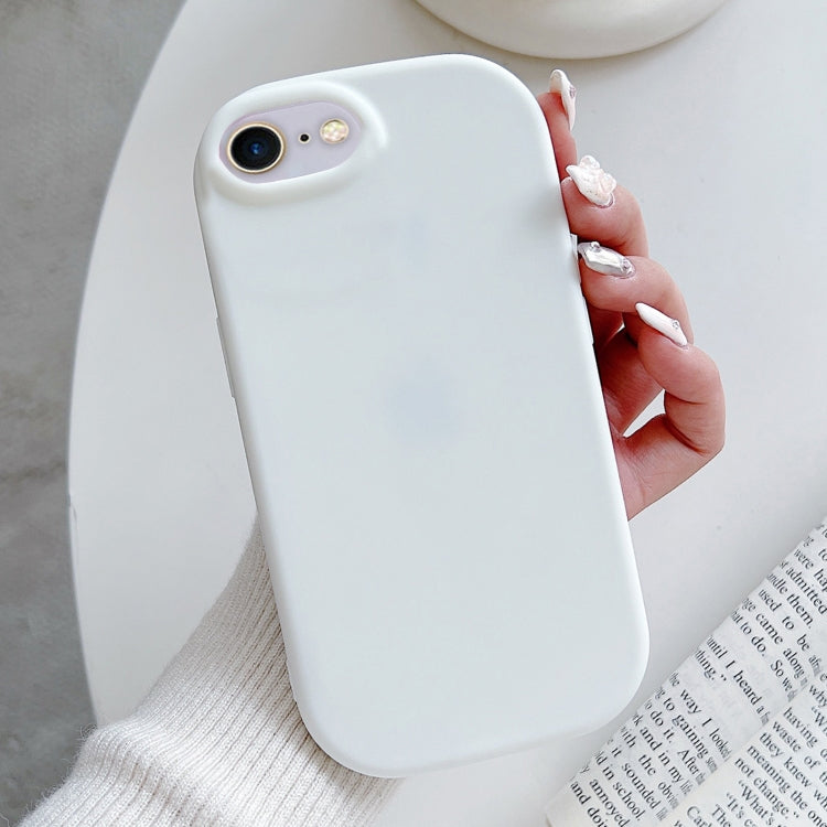 For iPhone SE 2022 / SE 2020 Frosted Soap Shape TPU Phone Case(White) - iPhone SE 2022 / 2020 / 8 / 7 Cases by PMC Jewellery | Online Shopping South Africa | PMC Jewellery