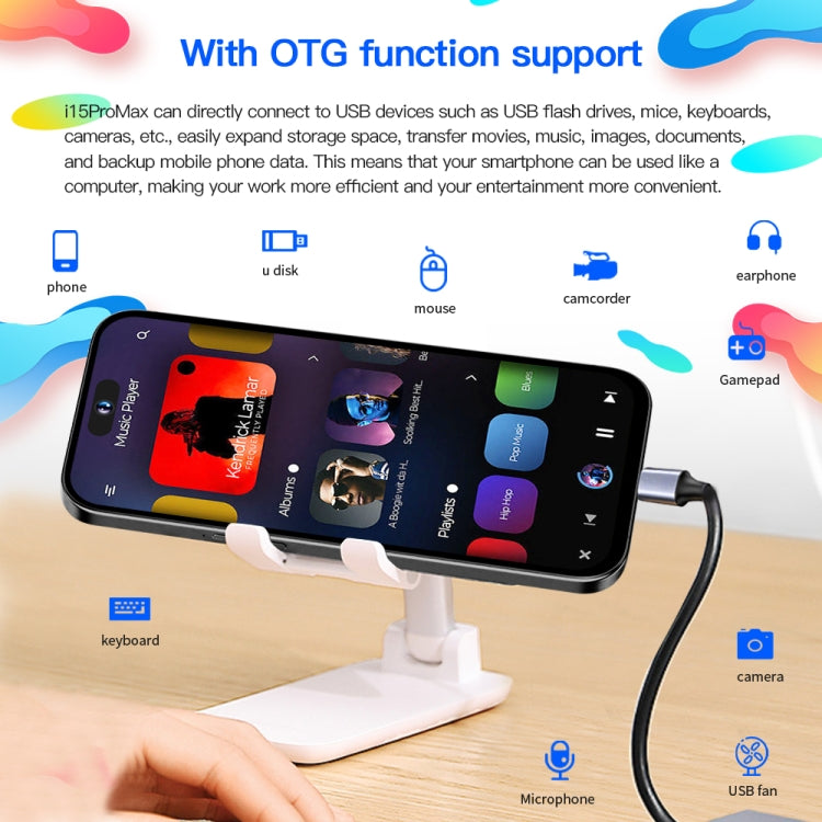 i15ProMax / U18, 3GB+32GB, 6.53 inch Face Identification Android 8.1 MTK6737 Quad Core, Network: 4G, OTG, Dual SIM(White) -  by PMC TechLife | Online Shopping South Africa | PMC TechLife