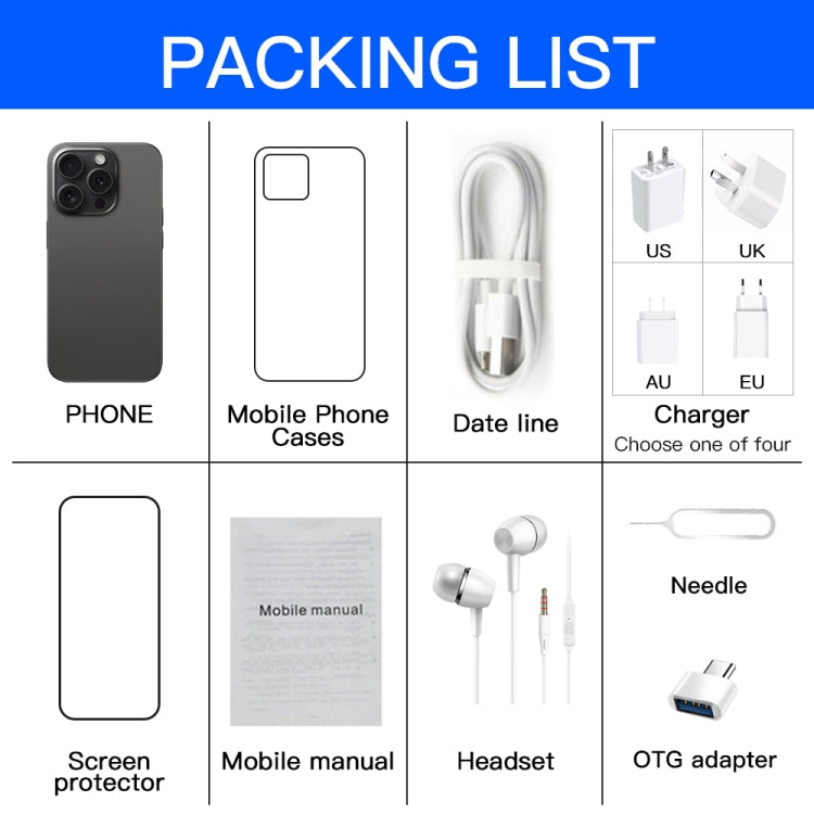 i15ProMax / U18, 3GB+32GB, 6.53 inch Face Identification Android 8.1 MTK6737 Quad Core, Network: 4G, OTG, Dual SIM(White) -  by PMC TechLife | Online Shopping South Africa | PMC TechLife