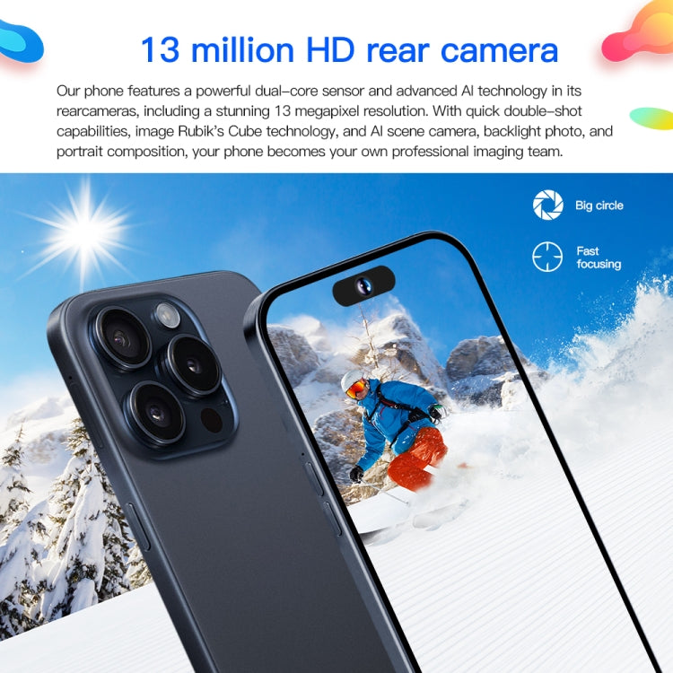 i15ProMax / U18, 3GB+32GB, 6.53 inch Face Identification Android 8.1 MTK6737 Quad Core, Network: 4G, OTG, Dual SIM(White) -  by PMC TechLife | Online Shopping South Africa | PMC TechLife