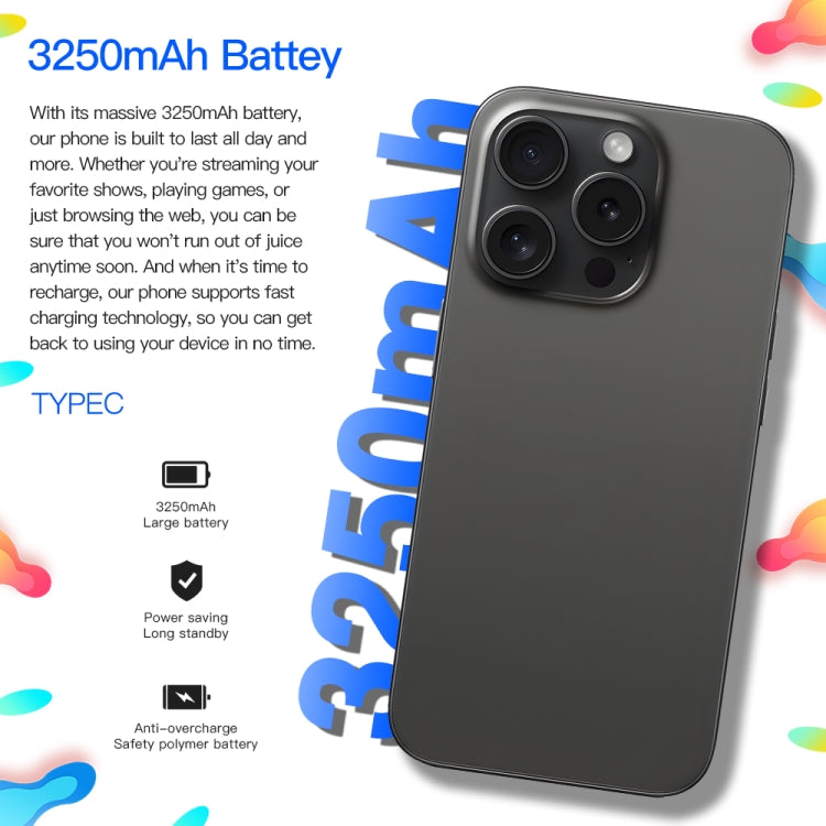 i15ProMax / U18, 3GB+32GB, 6.53 inch Face Identification Android 8.1 MTK6737 Quad Core, Network: 4G, OTG, Dual SIM(White) -  by PMC TechLife | Online Shopping South Africa | PMC TechLife