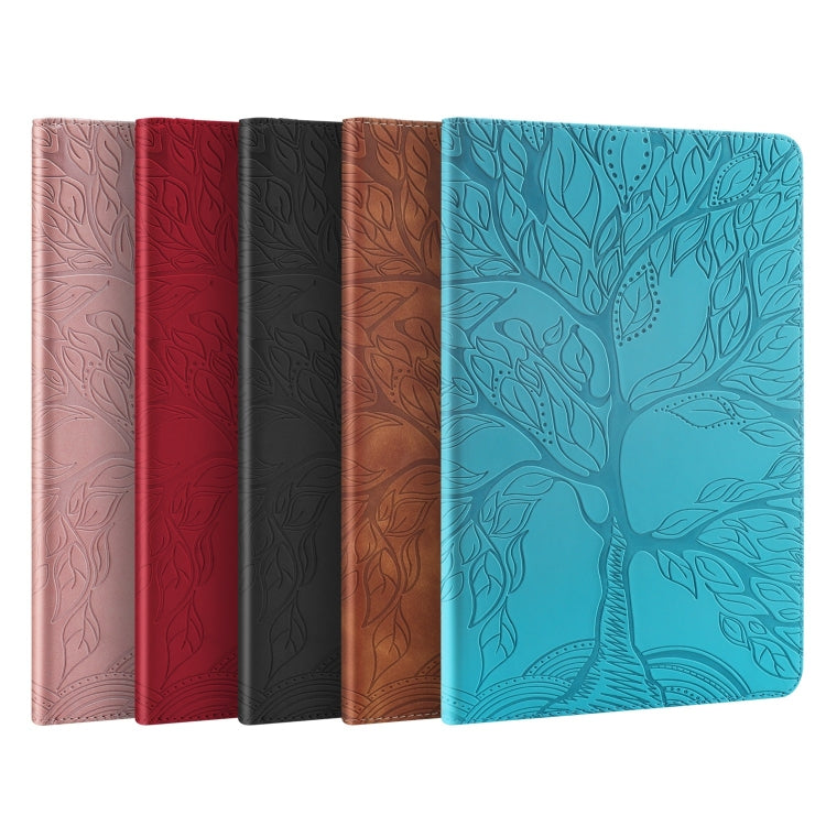 For Lenovo Tab P12 /Xiaoxin Pad Pro 12.7 Life Tree Series Horizontal Flip Leather Tablet Case(Lake Blue) - Lenovo by PMC Jewellery | Online Shopping South Africa | PMC Jewellery