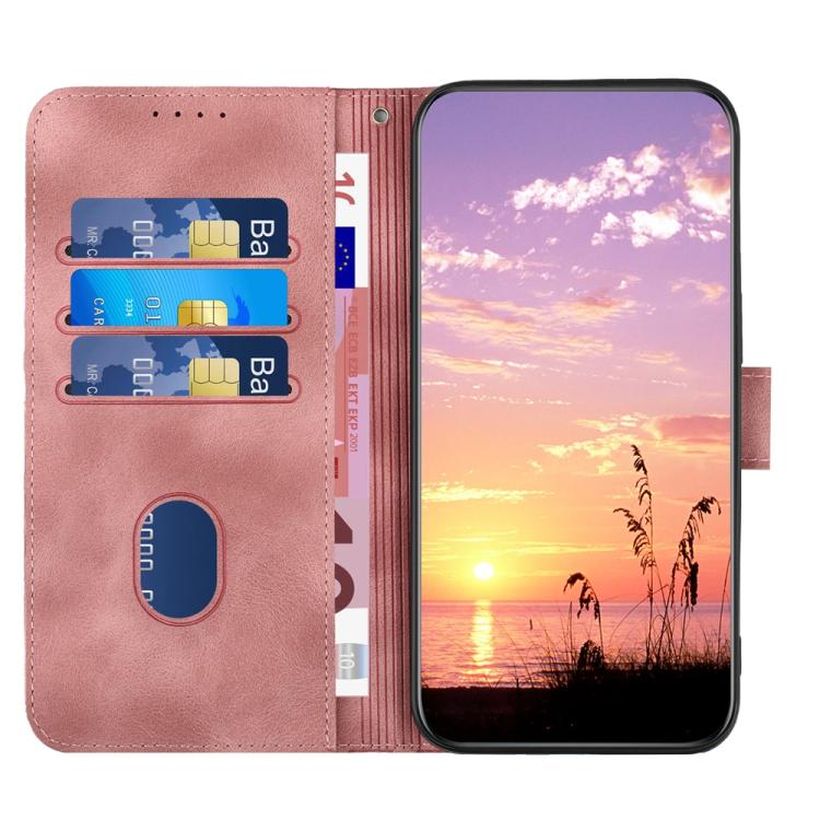 For iPhone 17 Pro Max YX0060 Elephant Head Embossed Phone Leather Case with Lanyard(Pink) - free shipping - PMc TechLife - Order now!