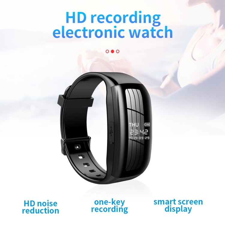 JNN D5 HD Noise Reduction Smart Recording Electronic Bracelet, Capacity:8GB - Recording Pen by JNN | Online Shopping South Africa | PMC TechLife | Buy Now Pay Later Mobicred
