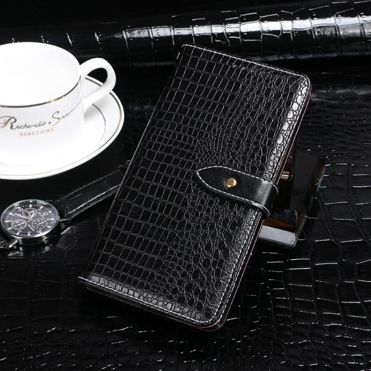 For Samsung Galaxy S24 5G idewei Crocodile Texture Leather Phone Case(Black) - Galaxy S24 5G Cases by idewei | Online Shopping South Africa | PMC Jewellery | Buy Now Pay Later Mobicred