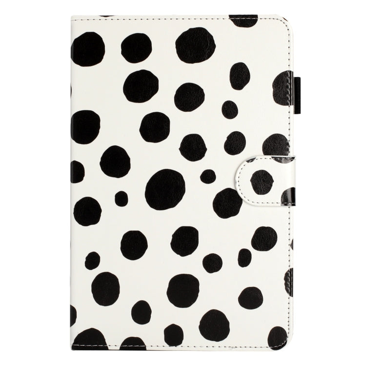 10 inch Dot Pattern Leather Tablet Case(White Black Dot) - 10 - 11 inch by PMC TechLife | Online Shopping South Africa | PMC TechLife | Buy Now Pay Later Mobicred