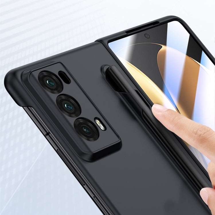 For Honor Magic V2 Integrated Skin Feel PC Phone Case with Pen / Pen Box(Black) - Honor Cases by PMC TechLife | Online Shopping South Africa | PMC TechLife | Buy Now Pay Later Mobicred