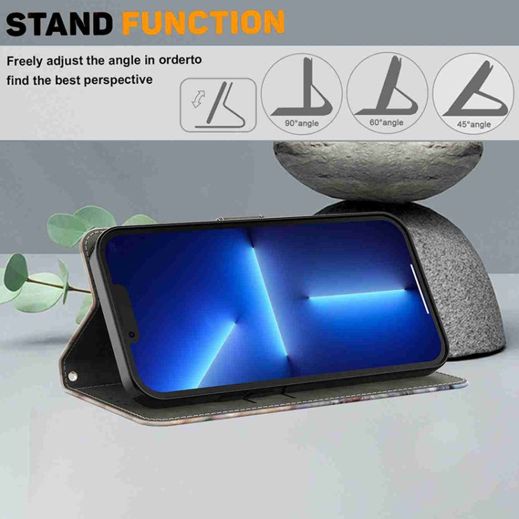For Honor Magic6 Lite Crystal 3D Shockproof Protective Leather Phone Case(Fantastic Flower) - Honor Cases by PMC TechLife | Online Shopping South Africa | PMC TechLife | Buy Now Pay Later Mobicred