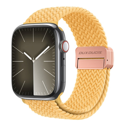 For Apple Watch Series 9 45mm DUX DUCIS Mixture Pro Series Magnetic Buckle Nylon Braid Watch Band(Sunny Color) - Watch Bands by DUX DUCIS | Online Shopping South Africa | PMC Jewellery | Buy Now Pay Later Mobicred